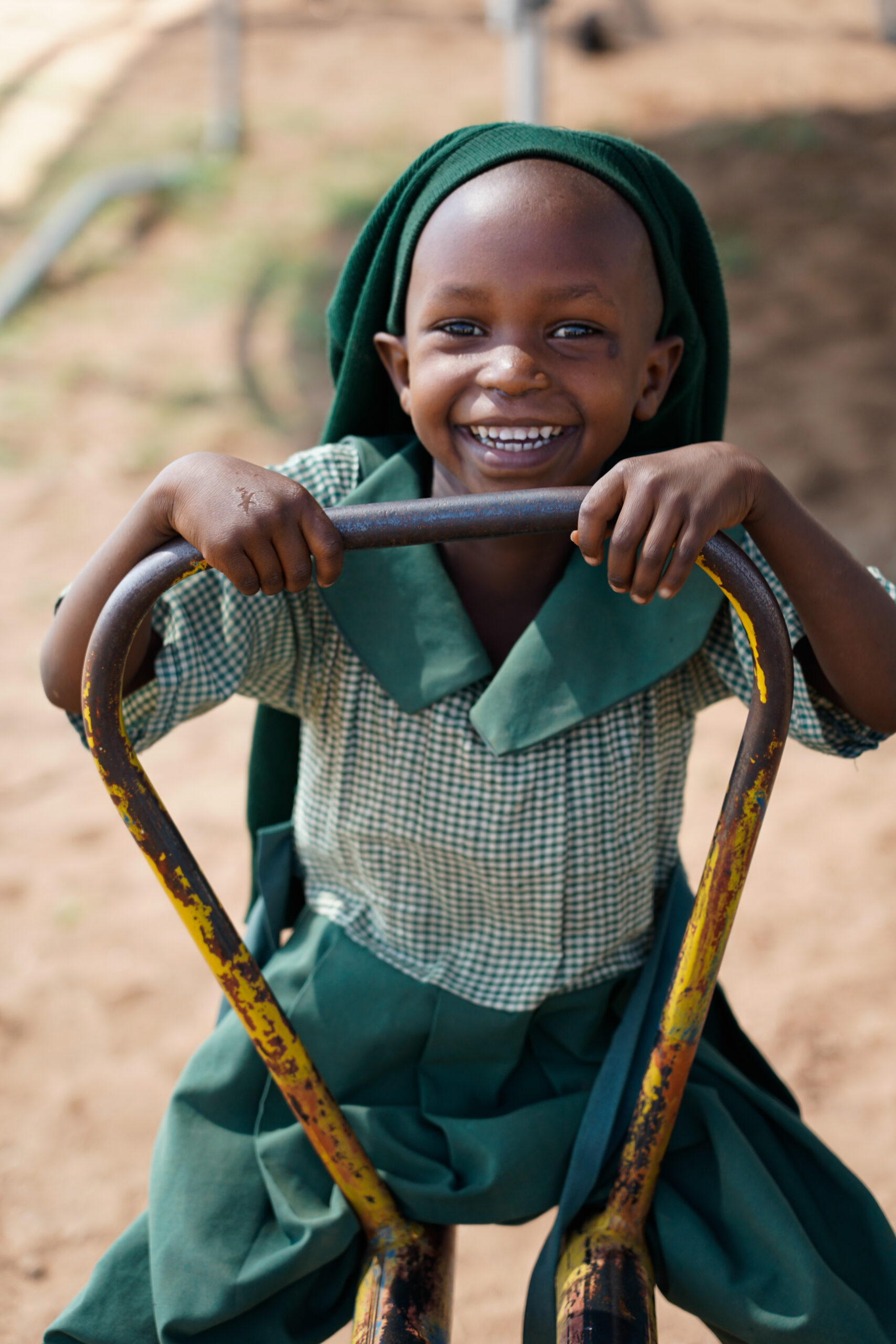 Massai glückliches Kind